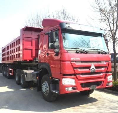 China New Design 50 Ton 60 Ton 80 Ton 3 Axle 4 Axle Dump Trailer For Transport Coal Tractor Tipper Dump Trailers for sale