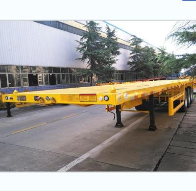 China Truck Trailer 3 4 Axles Boy Platform Low Bed Container Gooseneck Excavator Semi Trailer Transport Flatbed Trucks for sale