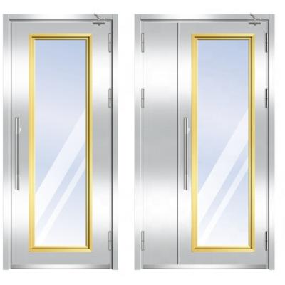 China Fire prevention Wholesale Reasonable Product Lace Shape Flat Frame Flat Lace 60 Glass Fire Door For Selling Steel Fire Rated Glass Door for sale