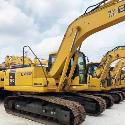 China Used Komatsu Pc160 Pc200 crawler excavator Secondhand 10-20 ton excavator in stock 0.65m³ for sale