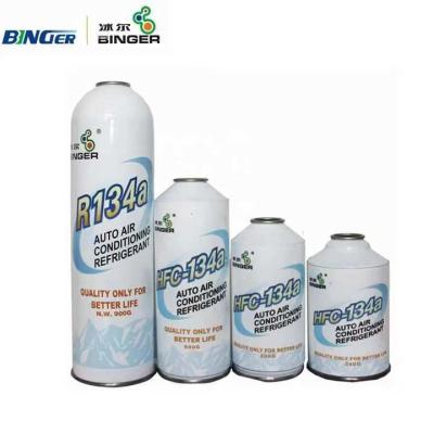 China 500g Small Can Package Refrigerant R134A Gas for sale