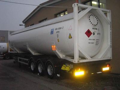 China 20FT Double Wall Diesel Tank ISO Tank Container for sale