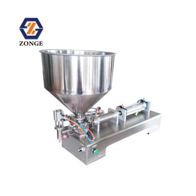China G1WG Semi Automatic Pneumatic Water Sauce Food Paste Soymilk Cream Liquid Filling Machine for sale