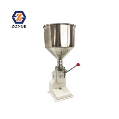 China A03 Food Stainless Steel Cosmetic And Manual Pressure Liquid Filling Machine for sale