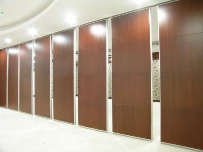 China Movable Room Divider Operable Wall With Fabric MDF Hard Cover For Conference Room for sale