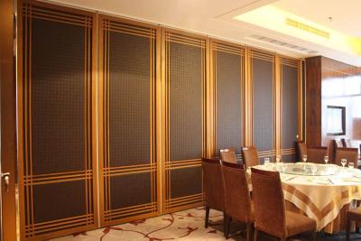 China MDF Fireproof Movable Acoustic Partition Wall 52DB Soundproof Rate for sale