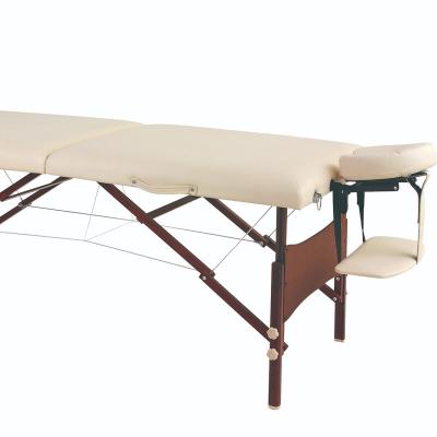 China High Quality Wooden Folding Portable Wooden Massage Table Modern SPA Massage Bed Professional Massage Table for sale
