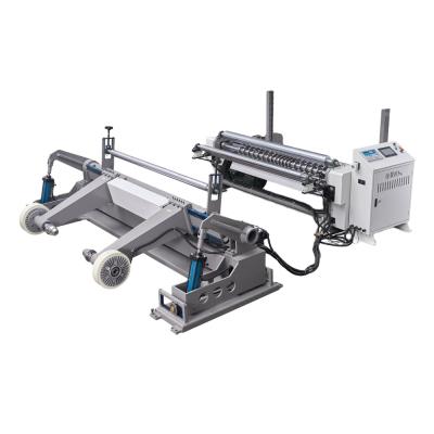 China Construction works Paper Slitter Rewinder Machine 1600 Mm Jumbo Roll With High Quality Magnetic Powder Brake for sale
