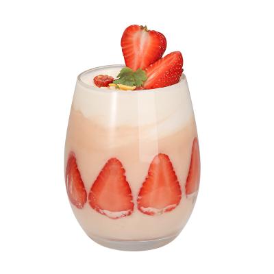 China Viable Hot Selling Wine Glass Wine Juice Coffee Milk Water Drinking Free Space Cocktail Cup Wholesale Ice Cream New Creative Design for sale