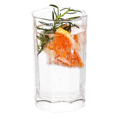 China Custom Water Juice Drinking Glasses Highball Tumbler Meal Glass Mug Viable For Restaurants And Home Parties for sale