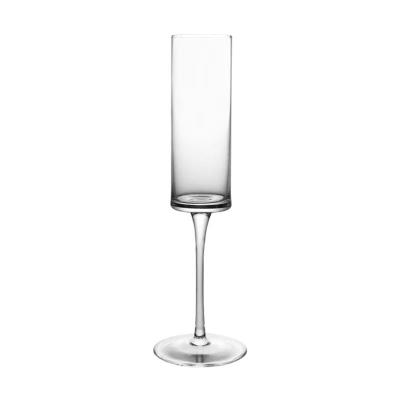 China Wholesale New Classic/Postmodern Champagne Cocktail Cup Wine Glass Water Clear Glass Tumbler For Bar Wedding Juice Goblet Crystal Champagne Stemware for sale