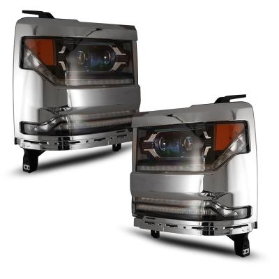 China Winjet Factory Excellent Driving Light Sales Head Light Wj1025-0673C Directly For Chevrolet Silverado 2016-2018 for sale
