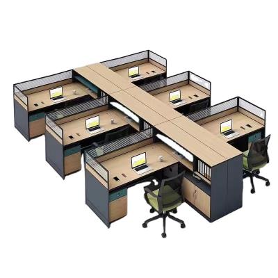 China High Quality Wearproof Luxury Modern Sales Workplace Employees Staff Table for sale