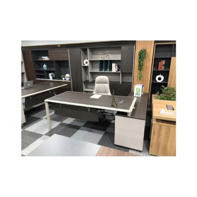 China China Manufacture Modern Quality Luxury Chair Melamine Office Manager Table for sale