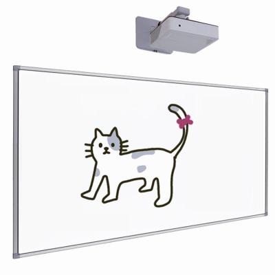 Cina Smart Conference Interactive Whiteboard con risoluzione touch 32768X32768 e punti di contatto 10/20 in vendita