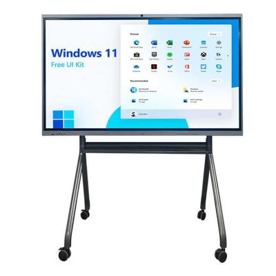 China 55 Zoll Interaktives Whiteboard 16 9 Seitenverhältnis und 350 cd/m2 Helligkeit für den Unterricht zu verkaufen