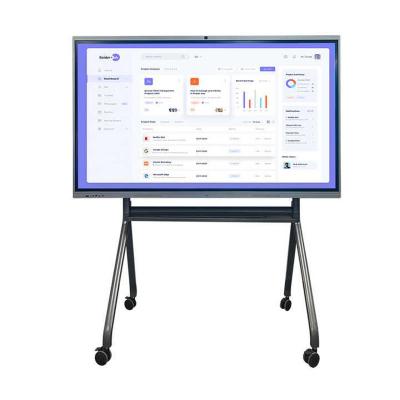 China 65 Zoll Interaktives Smart Whiteboard 3840x2160 4K Bildschirmpanele mit Android-Apps Software zu verkaufen