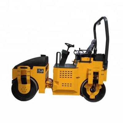 China Construction works 3 Ton New Road Roller Price Width 1.2m Mini Working Asphalt Roller For Road Surface Repair for sale