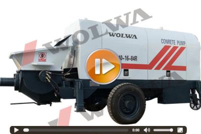 China WOLWA 160m High Transport Diesel Concrete Pump HBTS50-12-82R HBTS40-11-82R for sale