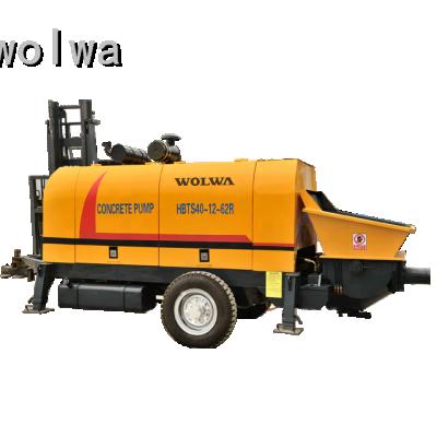 China direct manufacture HBTS40-12-62R concrete pump with mixer for sale 370L for sale