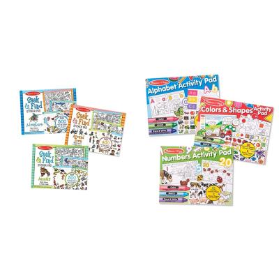 China PASTE Customized Logo Printed Discovery Real Life Animals Sticker Book For Kids for sale