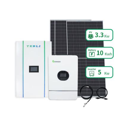China Home Solar System Solar Energy System 10KW 15KW 20KW 25KW 30KW Off Grid Hybrid Solar Power System for sale