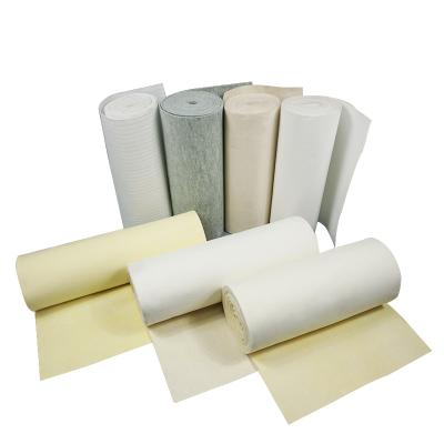China Garment Shops Factory Direct Selling High Temperature Industrial Aramid/Nomex Needle Perforated Felt Nonwoven Filter Cloth For Dust Collector for sale