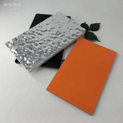 China Soundproof Glossy Marble Bamboo Charcoal Board Veneer Wall Panel Heat Insulation for sale