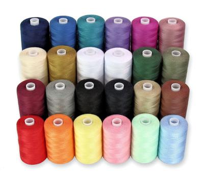 China Amazon Best Seller Products Tenacity Highs Small Cone Set Spun 40/2 Polyester Sewing Thread for sale