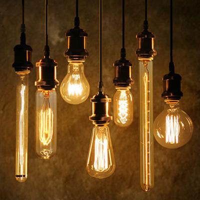 China LED Light Bulb Lamp Supply E26/E27 Edison Bulb Vintage Light Filament Decorative Industrial Bulb Chandeliers for sale