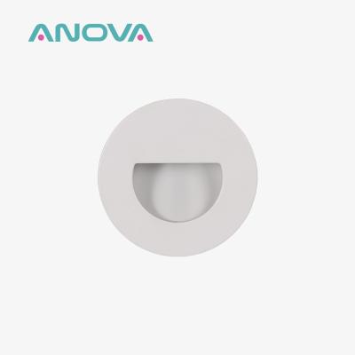 China DC24V Tunable Round Stair Lights White 2700K-6500K Round LED Step Light for sale