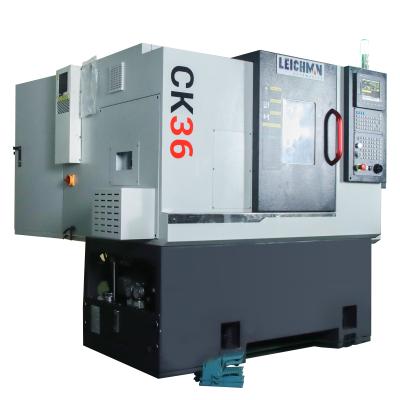 Chine CK36 Tour CNC de type bande à glissades linéaires de haute rigidité et calcul de la portée optimale à vendre