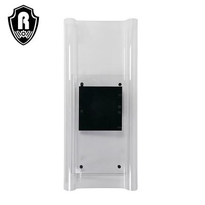 China Portable & nice view & High Quality Custom Made 1200*545*3.5mm Shield Logo Military Force Riot Suppression Shield Anti Riot Shield Protection for sale