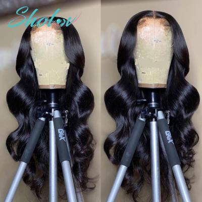 China Wholesale Body Wave Cuticle Aligned Virgin Double Mink Bulk Human Hair Full Lace Wig Raw Unprocessed Transparent Hd Seller for sale