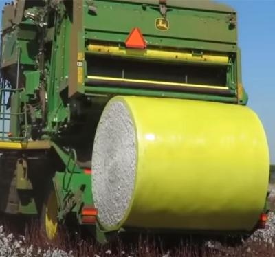 China Yellow Cotton Packing Bale Wrap Film for Cotton Picker CP690 CP770 Harvester for sale
