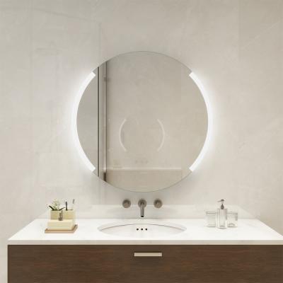 China Custom Sandblasted LED Mirror Light Adjustable Color Temperature for Hotel and Home for sale