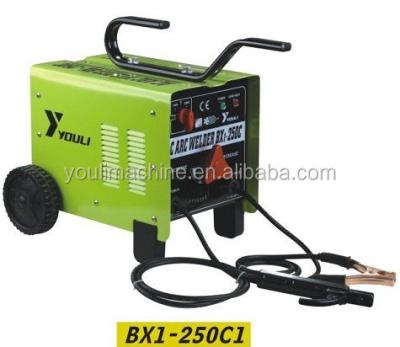 China Construction works Current Manual Arc Transformer Welder BX1 250A Metal Welding Machine for sale