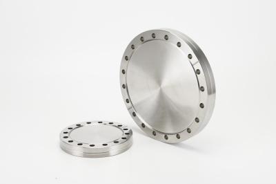 China Ultra High KF Vacuum Fittings Flange Nonrotatable Conflate Blank Blind Flange for sale