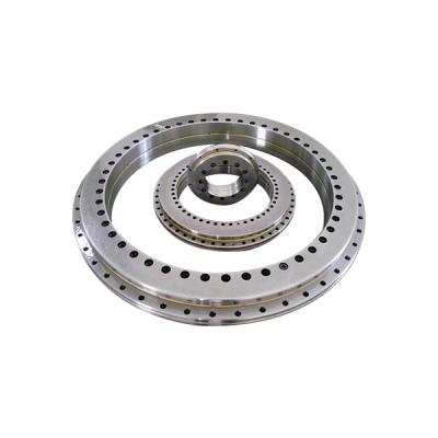 China New GCr15 P4p2 Material Double-direction CROSS ROLLER Thrust Turntable YRTM180 Swivel Ring Bearing for sale