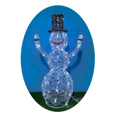 China Outdoor Led Snowman Snowman Lamp Christmas Decorations Lights for sale