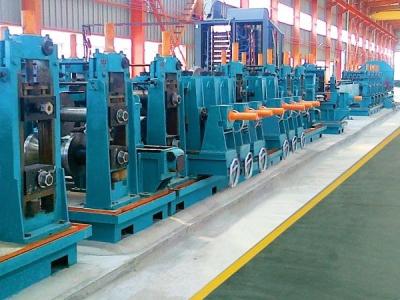China Automatic High Speed ERW Steel Welded Pipe Making Machine Metal Tube Mill zu verkaufen