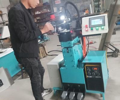중국 AC 모터 맞대기 TIG 솔기 가위 끝 용접공 기계 75~550mm/min 판매용