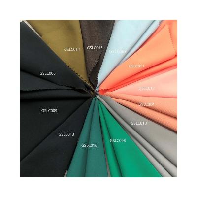 China Waterproof Accept Custom Order Silk Jacquard Polyester Stretch Fabric Taslon PU Coated Pongee Fabric For Cloth for sale
