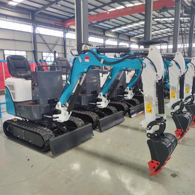 China Euro V Ditch Digger 1 Ton Mini Excavator Small Hydraulic Excavator High Profile Building Material Stores for sale