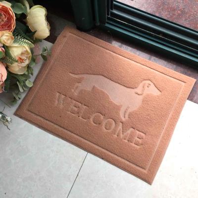 China Wholesale Decor Entrance Outdoor Indoor Dog Friendly Door Mats Entrance Adhesive-Protector for sale