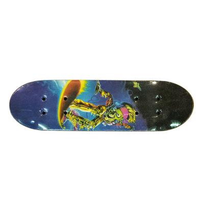 China Full Style Wear Resistant Free Custom Chinese Maple Double Kick Skateboard For Kids for sale