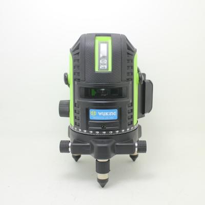 China Hot Selling Wuki Aluminum Self-Leveling 5 Lines Measuring Green Laser Level Machine 360 Degree Tools Beam Rotary Laser Levels for sale
