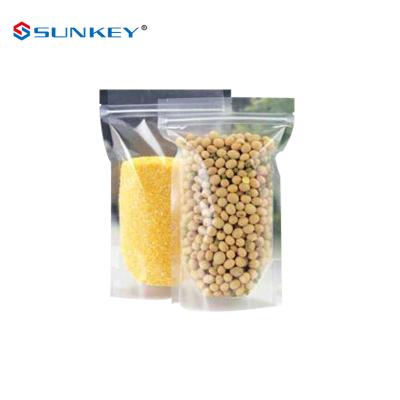 China Direct Barrier Factory Price Transparent Ziplock Snack Stand Up Pouch Plastic Bag Custom for sale