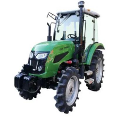 China Low Fuel Consumption 4WD 60HP 80HP 100HP Small Agriculture Farm Tractor With Comfortable Cab And New Type Engine for sale