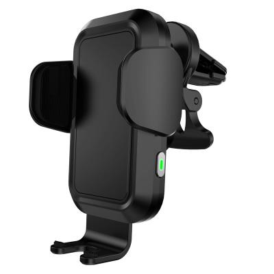 China Universal Automatic 15W Car Fast Wireless Charger For Samsung Galaxy Cell Phone Holder Sensor Fast Car Wireless Charger for sale